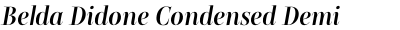 Belda Didone Condensed Demi Italic